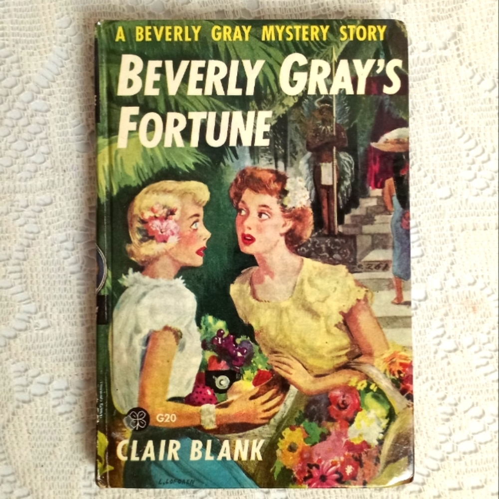 1950 Beverly Gray's Fortune Clair Blank Mystery Novel Series Book G20 Vintage